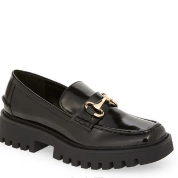 Nordstrom Shoes - OPEN EDIT Nordstrom Heather Platform Bit Loafer In Black
